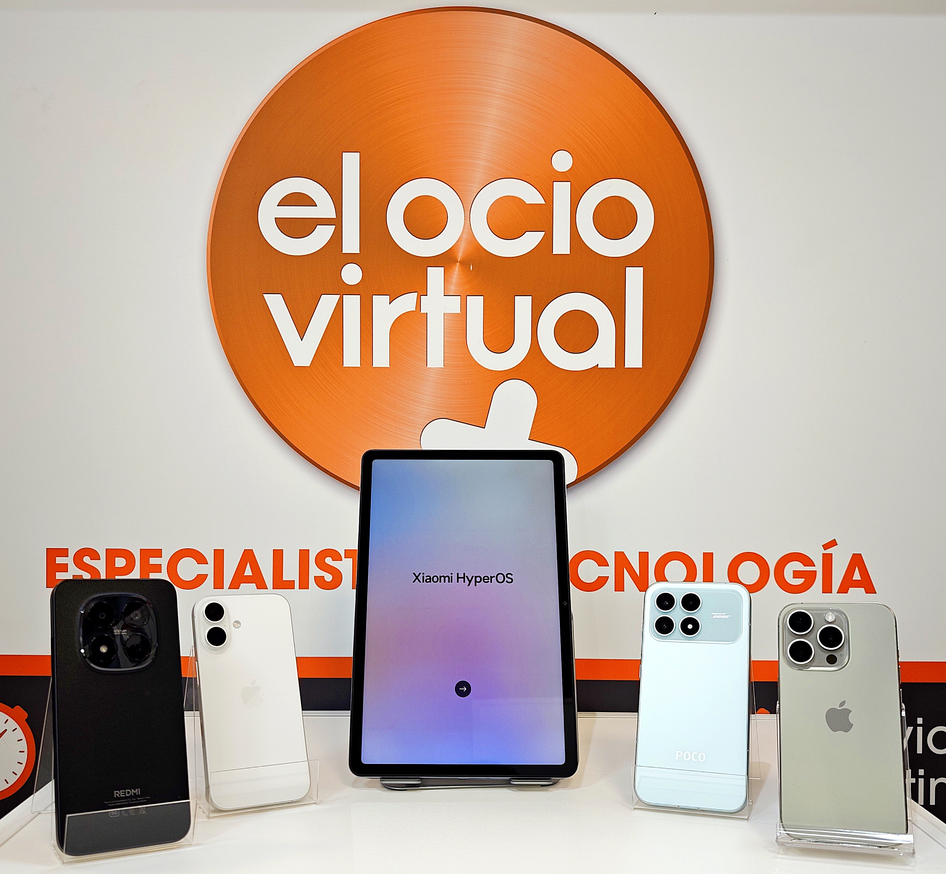 Móviles y tablets de distintas marcas